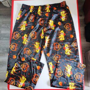 The Simpsons Homer Simpson pyjama pants men's size XL black graphic design